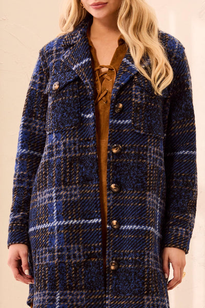 MANTEAU TRIBAL "JACKET" ELECTRIC BLUE (59660)