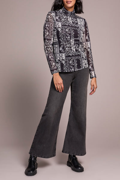 CHANDAIL TRIBAL "MESH" BLACK & WHITE (56210)