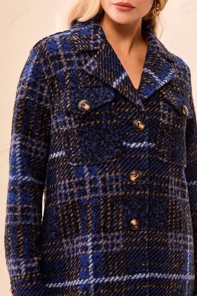 MANTEAU TRIBAL "JACKET" ELECTRIC BLUE (59660)