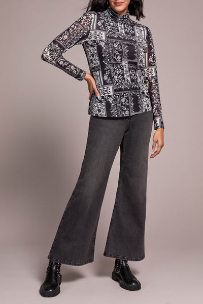 CHANDAIL TRIBAL "MESH" BLACK & WHITE (56210)