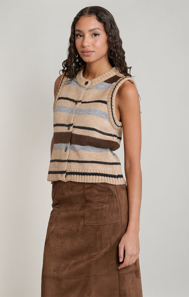 DÉBARDEUR DEX "OAT STRIPE" (2827005)