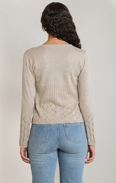 CARDIGAN DEX "TRICOT OATMEAL" (2827264)