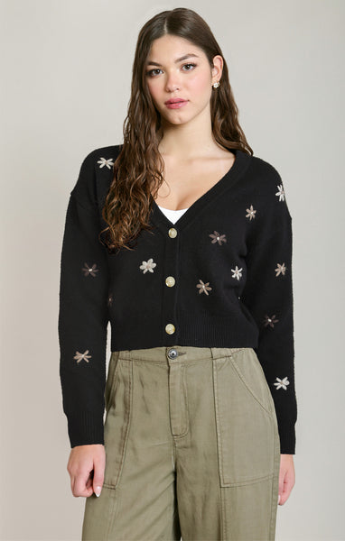 CARDIGAN DEX "BLACK FLOWERS" (2827274)