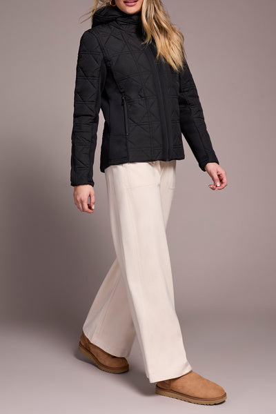 MANTEAU TRIBAL "PUFFER" BLACK (23530)