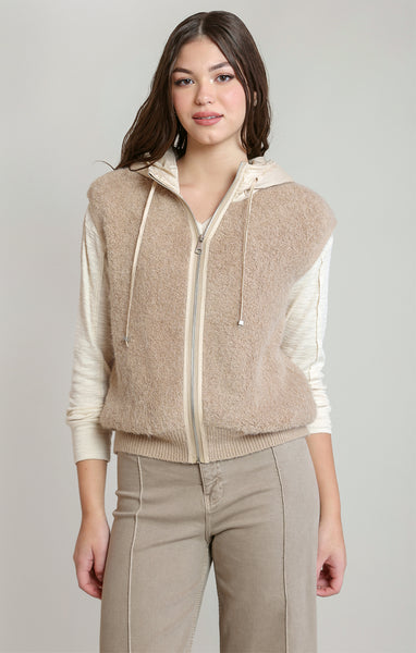 VESTE DEX "HOODED BEIGE" (2827752)