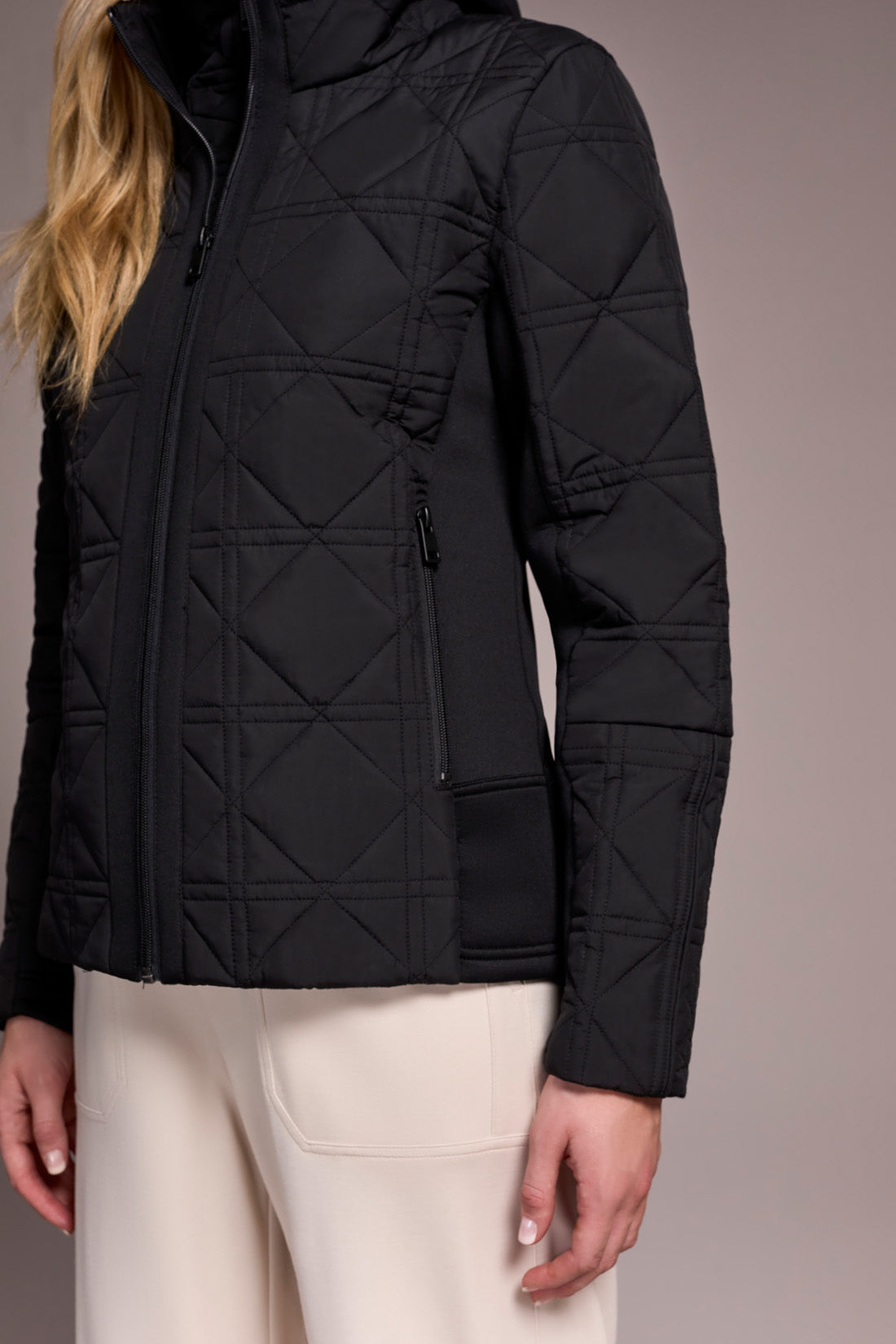 MANTEAU TRIBAL "PUFFER" BLACK (23530)