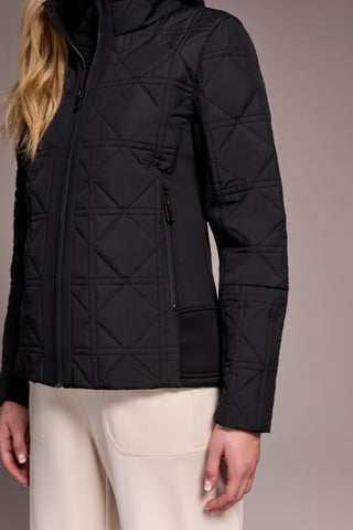 MANTEAU TRIBAL "PUFFER" BLACK (23530)