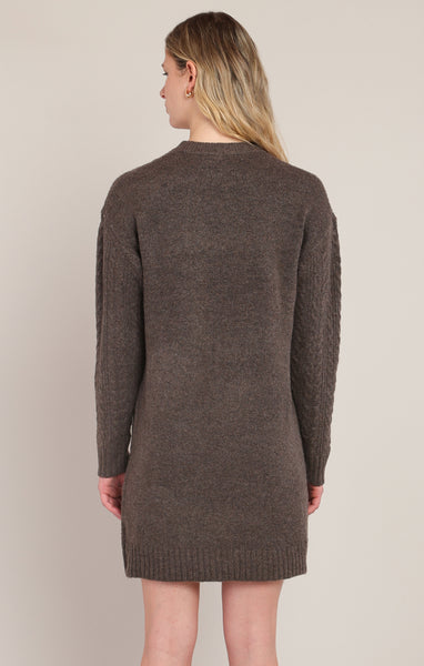 ROBE ROOM 34 "CABLE" CHESTNUT HEATHER (2827513)