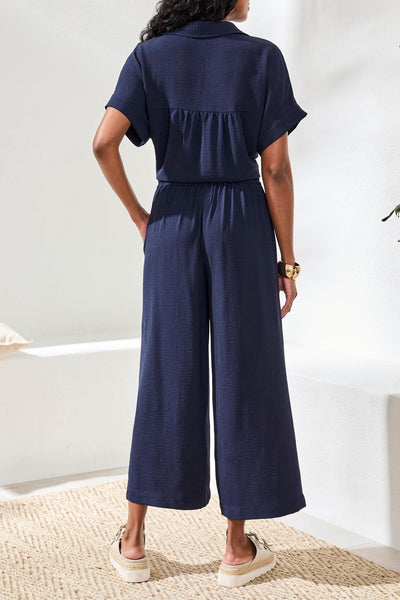 PANTALON TRIBAL "FLOWY CROP" NAUTICAL (61460)