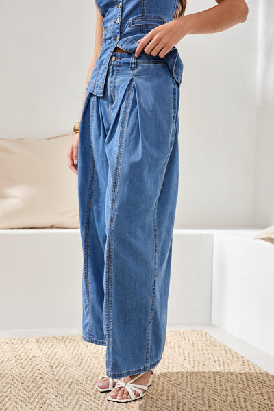 JEANS TRIBAL "BROOKE WIDE" AMALFICOAST (6079O)