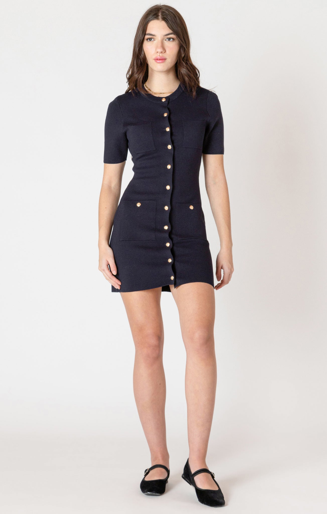 ROBE BLACK TAPE "BUTTON" NAVY (2627510)