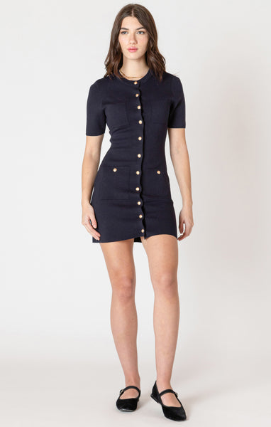 ROBE BLACK TAPE "BUTTON" NAVY (2627510)