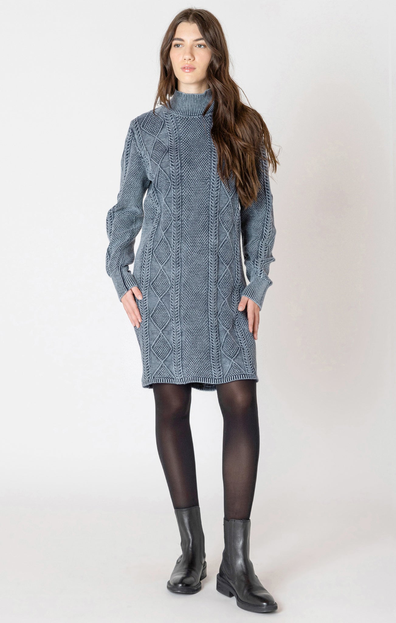 ROBE BLACK TAPE "TRICOT" WASHED INDIGO (2627512)