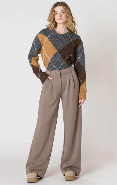 PANTALON ROOM 34 "DARK TAUPE" (2622211)