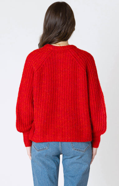 CARDIGAN TRICOT DEX "CANDY RED MELANGE" (2627255)
