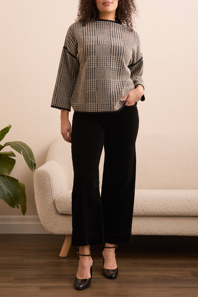 CHANDAIL TRIBAL "DOUCEUR" CARREAUX (22960)