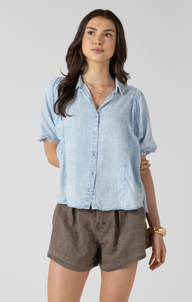 BLOUSE DEX "TENCEL" BLEACHED INDIGO (2723720)