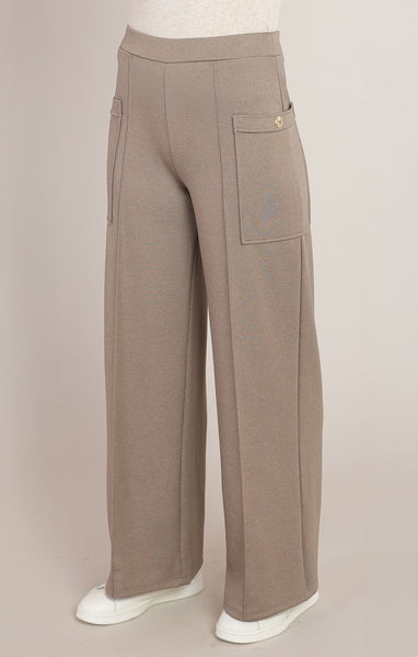 PANTALON ROOM 34 "POCHES" WARM TAUPE (2822203)