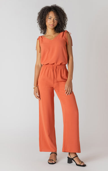 PANTALON ROOM 34 "FLOWY" COPPER (2722739)