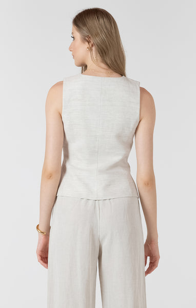 VESTE DEX "LINEN" LIGHT ECRU (2723510)