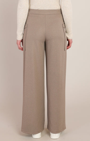 PANTALON ROOM 34 "POCHES" WARM TAUPE (2822203)