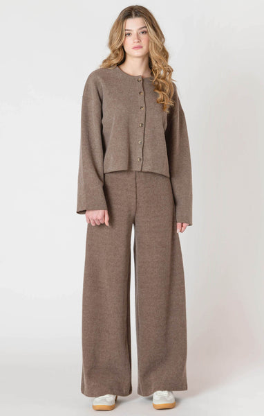 PANTALON ROOM 34 "DOUCEUR" MOCHA (2622215)
