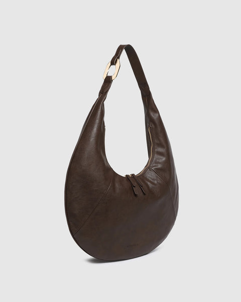 SAC À MAIN LOUENHIDE "BILLIE" CHOCOLATE