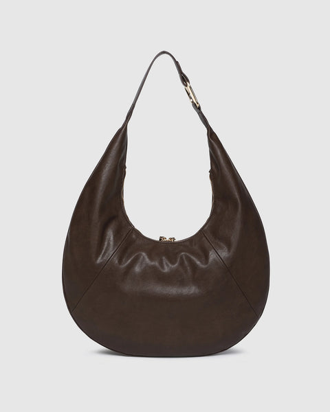 SAC À MAIN LOUENHIDE "BILLIE" CHOCOLATE