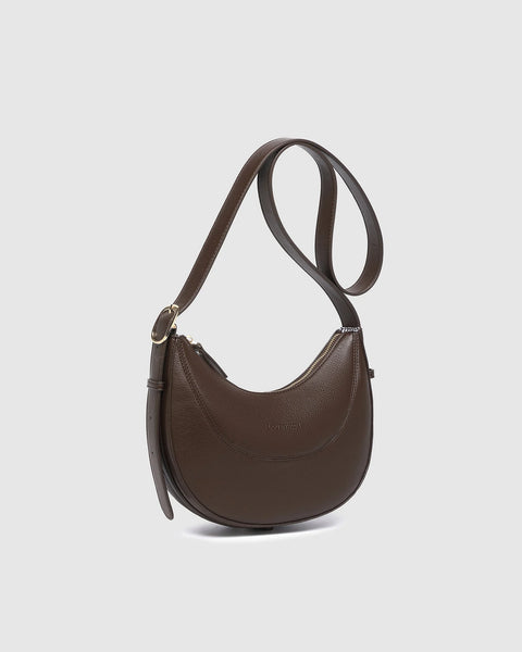 SAC À BANDOULIÈRE LOUENHIDE "LANE" CHOCOLATE