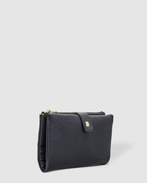 PORTEFEUILLE LOUENHIDE "STELLA" BLACK