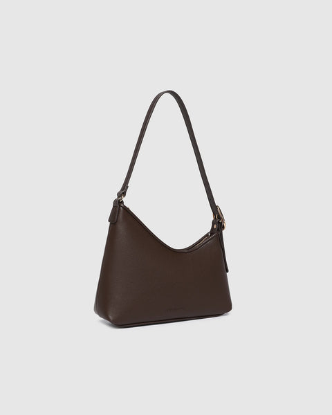 SAC À BANDOULIÈRE LOUENHIDE "AMELIA" CHOCOLATE
