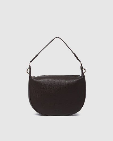 SAC À BANDOULIÈRE LOUENHIDE "GEORGINA" CHOCOLATE