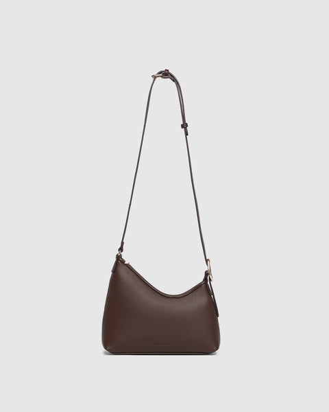 SAC À BANDOULIÈRE LOUENHIDE "AMELIA" CHOCOLATE