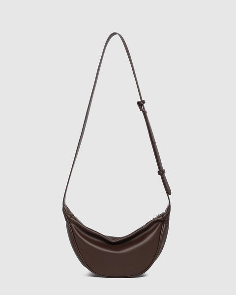 SAC À MAIN LOUENHIDE "SYLVIA" CHOCOLATE
