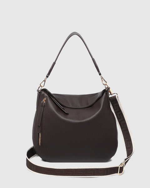 SAC À MAIN LOUENHIDE "NADIA" CHOCOLATE