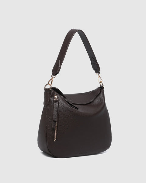 SAC À MAIN LOUENHIDE "NADIA" CHOCOLATE