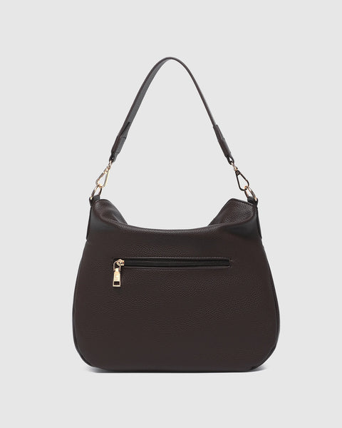 SAC À MAIN LOUENHIDE "NADIA" CHOCOLATE