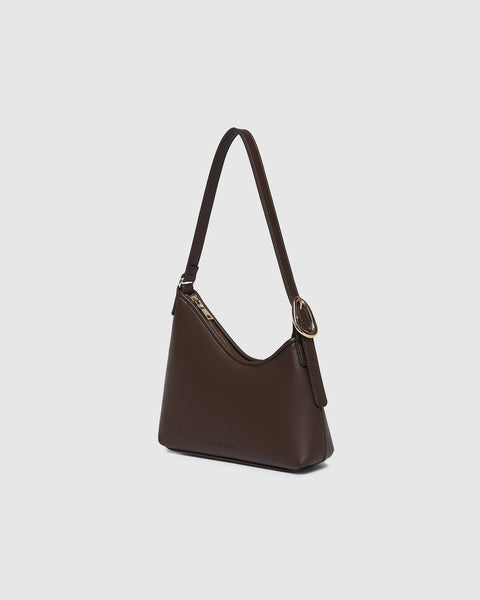 SAC À BANDOULIÈRE LOUENHIDE "AMELIA" CHOCOLATE