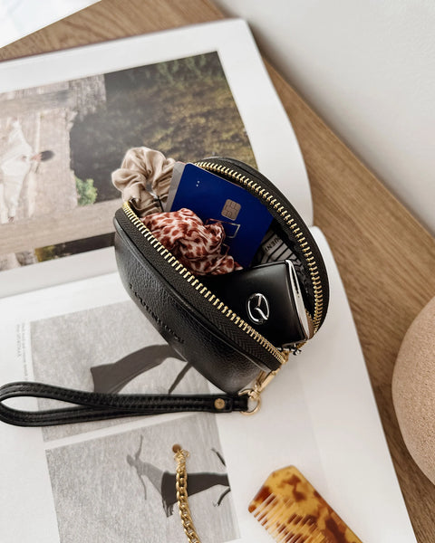MINI SAC LOUENHIDE "PAIGE" BLACK
