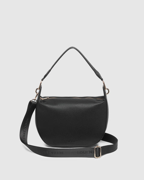 SAC À BANDOULIÈRE LOUENHIDE "GEORGINA" BLACK