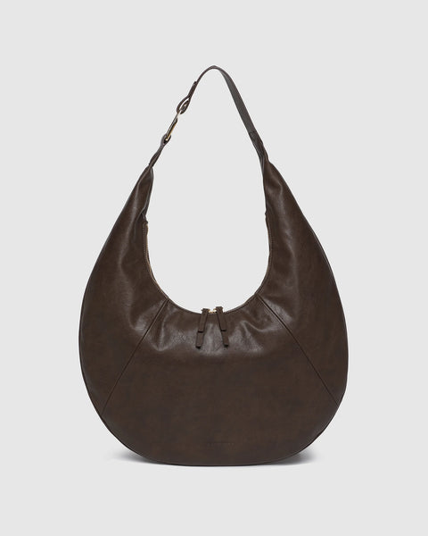 SAC À MAIN LOUENHIDE "BILLIE" CHOCOLATE