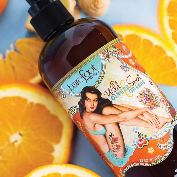 NETTOYANT POUR LES MAINS & LE CORPS BAREFOOT "WILD GINGER & SWEET ORANGE" 350ML