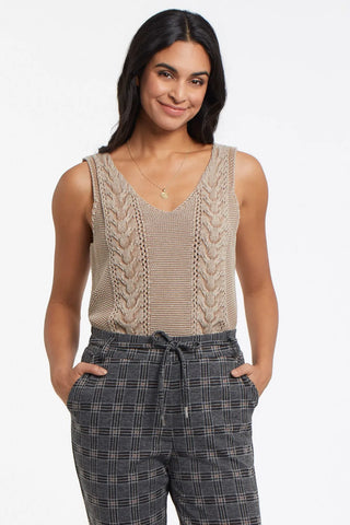 CAMISOLE TRIBAL "VINTAGE" TAUPE GREY (1043)