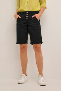 SHORT CREAM "LINA BAIILY FIT" PITCH BLACK