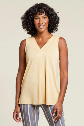 CAMISOLE TRIBAL "AMPLE" WHEAT